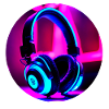 Neon-Kopfhörer