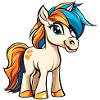 Mignon petit cheval poney