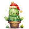 Xmas Merry Cactus