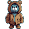 Cool Teddy Bear with Jacket