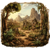 Landschaft - Illustration