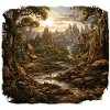 Landschaft - Illustration