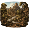 Landschaft - Illustration