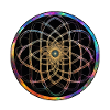 Rainbow Mandala Circle Pattern