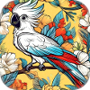 Cute Cockatoo Parrot