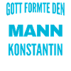 Konstantin Name Design
