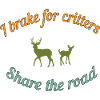I brake for critters