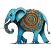 blue elephant