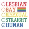 Lesbian Gay Bisexual Straight Human