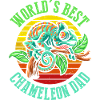 World's Best Chameleon Dad T-Shirt in the World