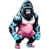 Gorille Boxeur Boxe