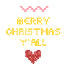 Warmes Weihnachtsmuster in Pixel Art