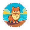 spets, spets, hundras, tecknad film, kawaii, posmeranian Clipart