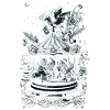 Mythical Holiday Carousel Fantasy Creature