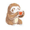 Coffee Cafe Sloth
