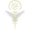 Vikings - Vegvísir - Raven - Compass - Runes