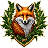 Wappen mit Fuchs