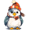 Oki der Weihnachtspinguin