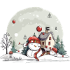 Paysage de Noël