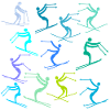 BEGINNERS SKIING SKI SLOPES
