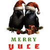 God jul med Hugin och Munin