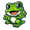 Frog Comic Cute Frog