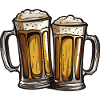 Beer Glass Toast Party