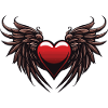 Heart Wings Angel Love