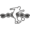 Fußballdesign Fußballmannschaft Fußballspieler