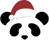 Panda Bear- Christmas Edition