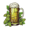 Beer Glass Hops Beer