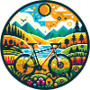 Gravel Bike Adventure Illustration