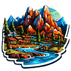 Landschaft - Illustration
