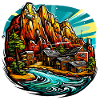 Landschaft - Illustration