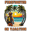 Firefighter on vacation