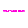 das war mir neu