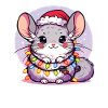 Weihnachten Lichterkette Chinchilla