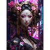 Neo-Geisha : Cyberpunk Anime Style