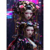 Neo-Geisha: Cyberpunk Anime Style