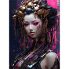 Neo-Geisha: Cyberpunk Anime Style