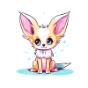 Cute Anime Style Fox Kawaii