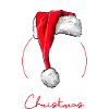 Lévrier tchécoslovaque Joyeux Noël