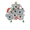 Joyeux Noël Koalama Pun Koala