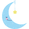 Moon and Star Night Bliss