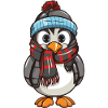 Penguin Comic Winter