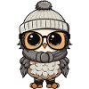 Owl Winter Cozy