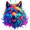 Pop Art Wolf