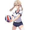 Manga Volleyball Mädchen