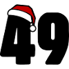 49 Zahl Weihnachten