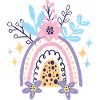 Pastel Rainbow Bloom